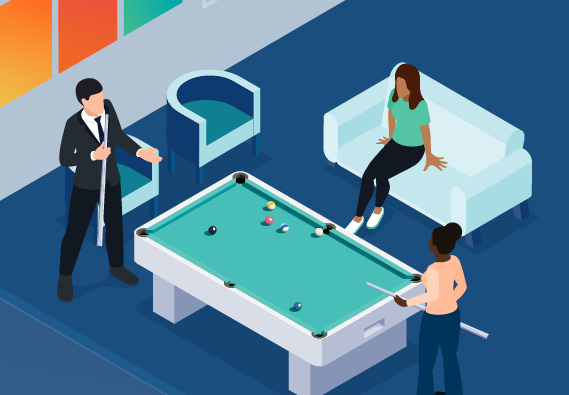 Indoor games and sports, Recreation room, Property, Table, Building, Ball, Leisure